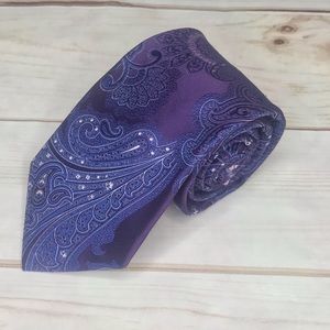 Men’s Ike Behar by Neiman Marcus Purple Tie